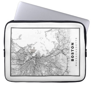 Boston Map Laptop Sleeve