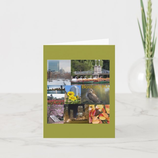 Boston, Massachusetts Card (Front)