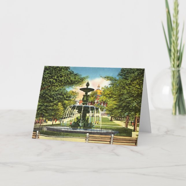 Boston Massachusetts Card (Front)