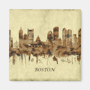 Boston Massachusetts Cityscape Magnet