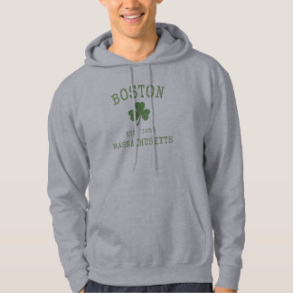 Boston Massachusetts Hooded Sweatshirt