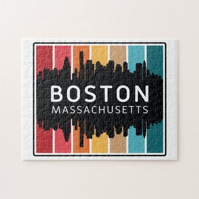 Boston Massachusetts Jigsaw Puzzle (Horizontal)
