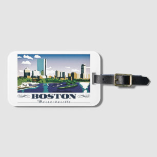 Boston, Massachusetts Luggage Tag