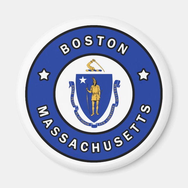 Boston Massachusetts Magnet (Front)