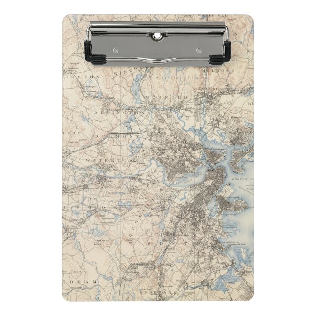 Boston, Massachusetts Mini Clipboard (Front)