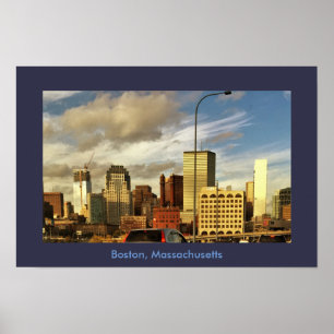 Boston Massachusetts Photo Poster