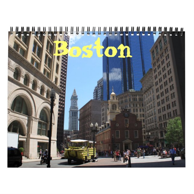 Boston Massachusetts photography calendar (Cover)