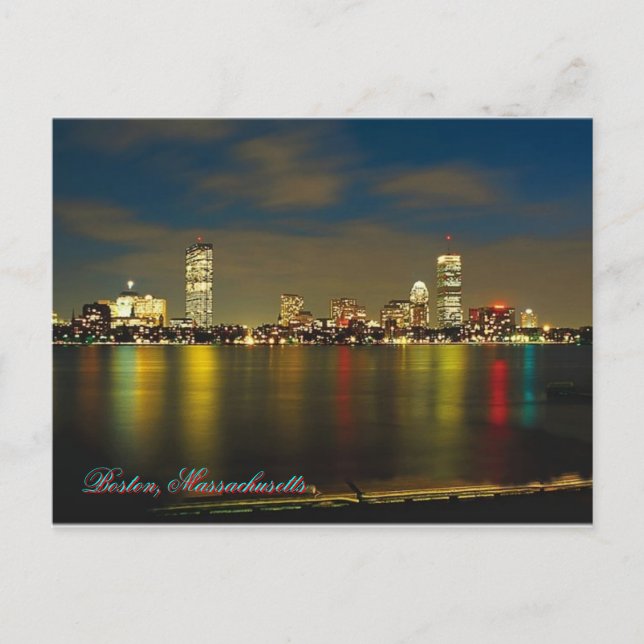 Boston, Massachusetts Postcard (Front)