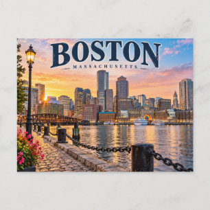 Boston, Massachusetts Postcard