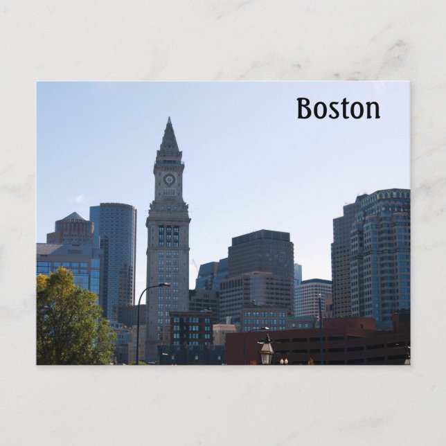 Boston Massachusetts Postcard (Front)