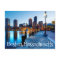 Boston Massachusetts Skyline at Sunset  Post Card