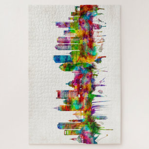 Boston Massachusetts Skyline Jigsaw Puzzle