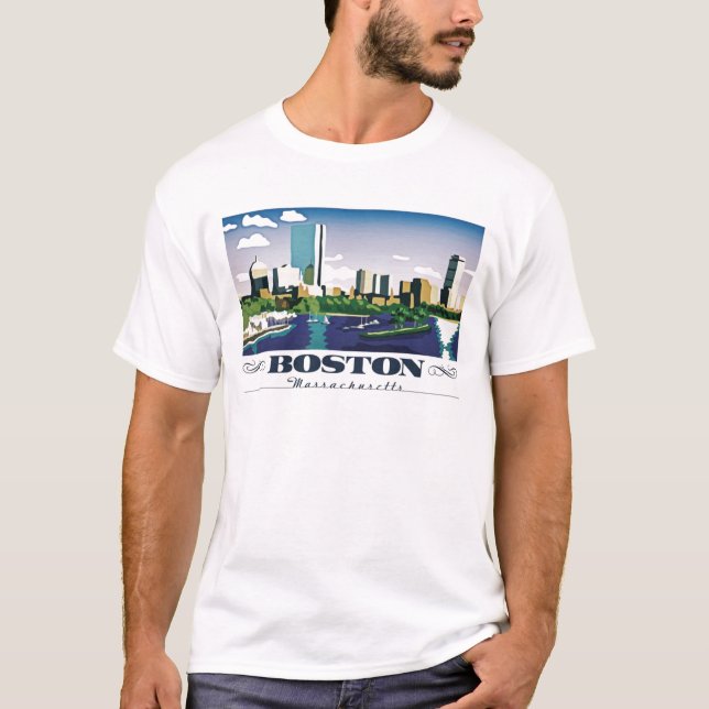 Boston, Massachusetts T-Shirt (Front)