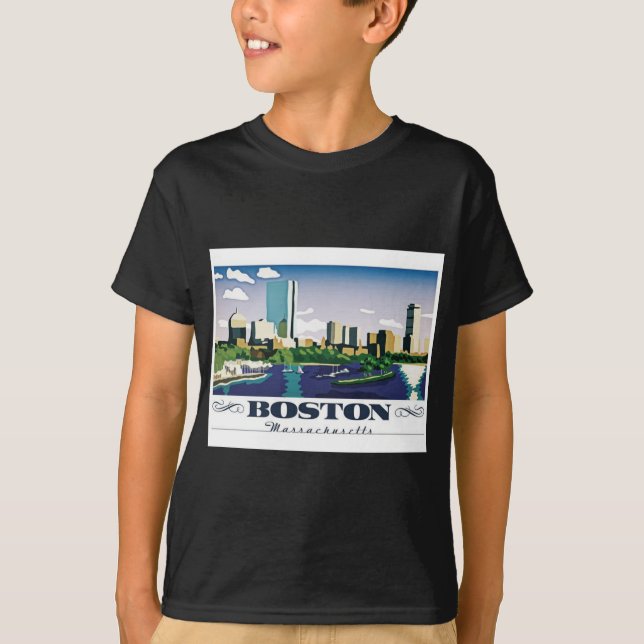 Boston, Massachusetts T-Shirt (Front)