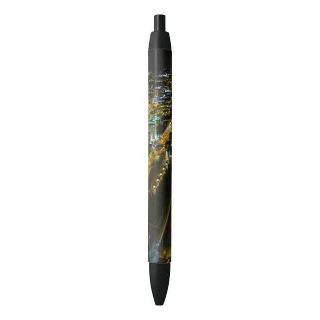 Boston, Massachusetts, USA Black Ink Pen (Front Vertical)