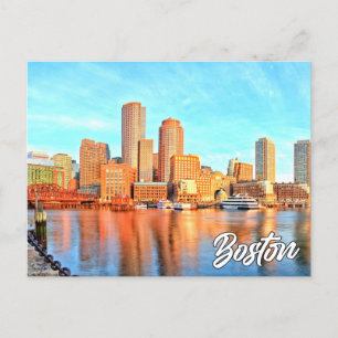 Boston, Massachusetts, USA Postcard