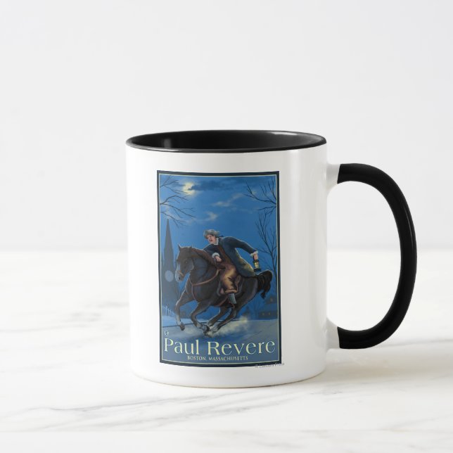 Boston, MassachusettsPaul Revere's Ride Mug (Right)