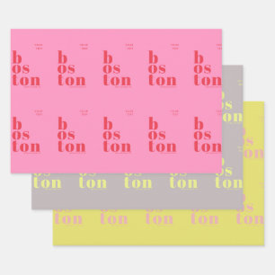 Boston Massachussetts gift wrapping supply  Paper Sheet