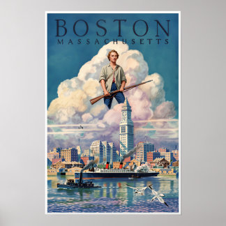 Boston Minuteman poster