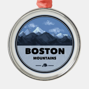 Boston Mountains Arkansas Camping Metal Ornament