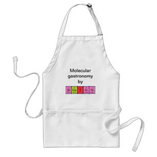 Boston periodic table name apron