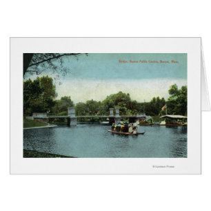 Boston Public Garden View of the Bridge
