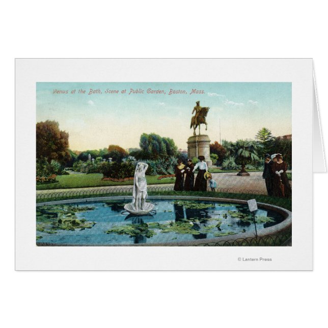 Boston Public Garden View of Venus at the Bath (Front Horizontal)