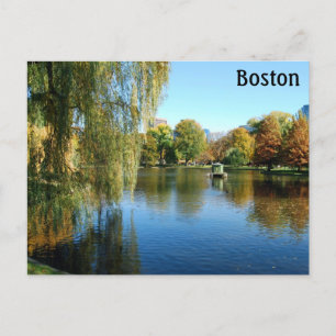Boston Public Gardens, Massachusetts Postcard