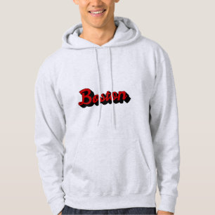 Boston Red and Black Hoodie