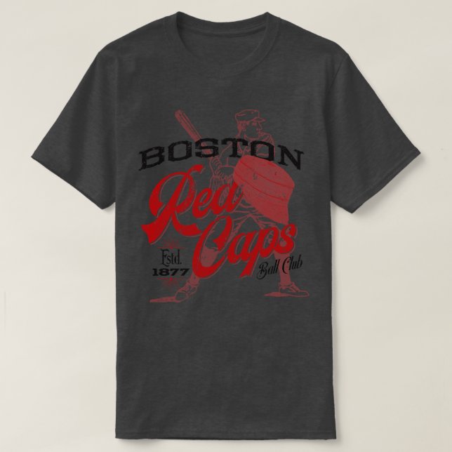 Boston Red Caps T-Shirt (Design Front)