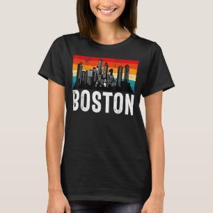 Boston Retro Boston Boston Massachusetts T-Shirt