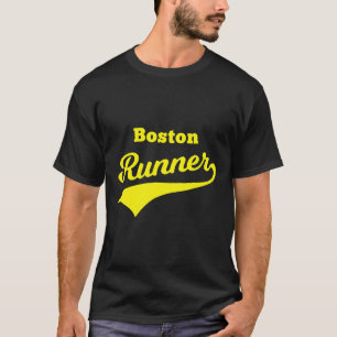 Boston Runners Running Strong Marathon Triathlon T-Shirt