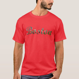 Boston Script (dark) T-Shirt