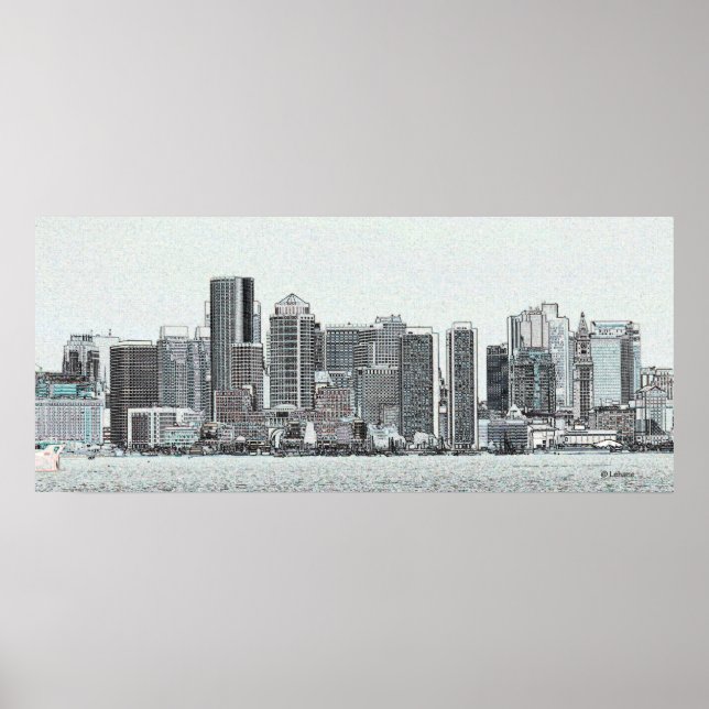 Boston Sketch Poster (Front)