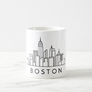 Boston Skyline – Cityscape Design Coffee Mug