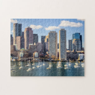 Boston skyline from waterfront jigsaw puzzle