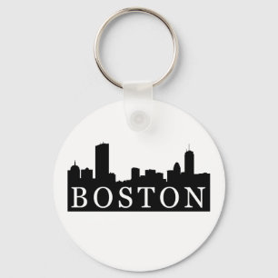Boston Skyline Key Ring