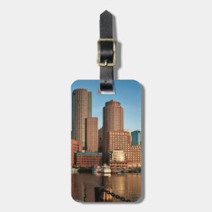 Boston skyline luggage tag