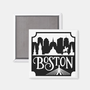 Boston Skyline Magnet
