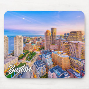 Boston Skyline, Massachusetts, USA Mouse Pad