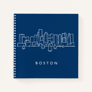Boston Skyline Notebook
