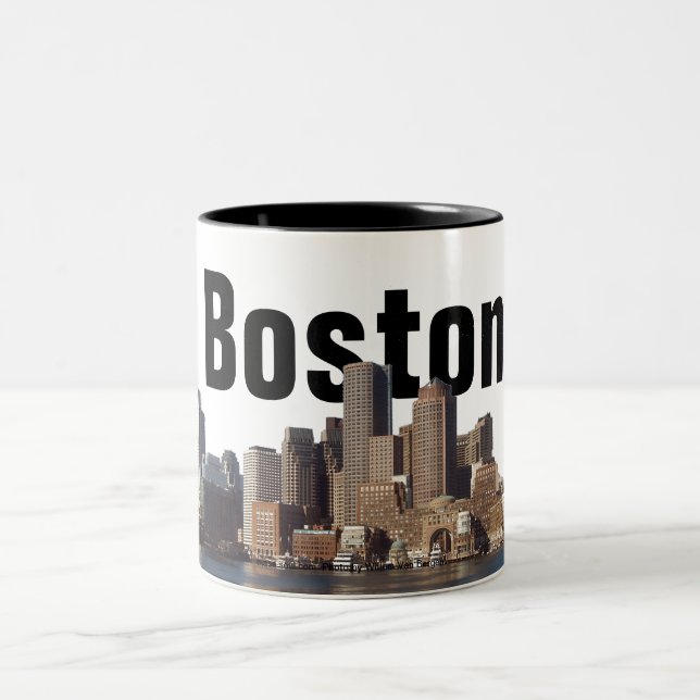 Boston Skyline on a cup (Center)