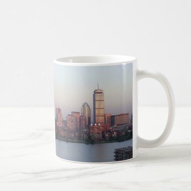Boston Skyline Sunset Mug (Right)