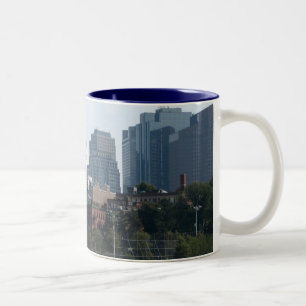 Boston Skyline Two-Tone Coffee Mug