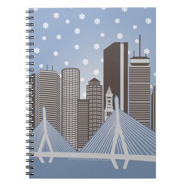 Boston Snowflakes Notebook (Front)