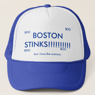 BOSTON STINKS!!!!!!!!!!, but i love the scenery... Trucker Hat