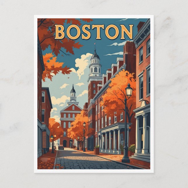 Boston Street Postcard (Front)