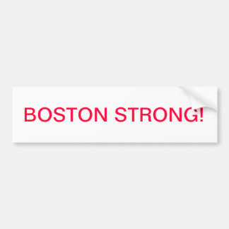 Boston Strong Bumper Sticker