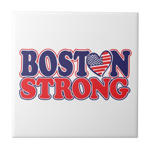 Boston Strong Ceramic Tile (Front)