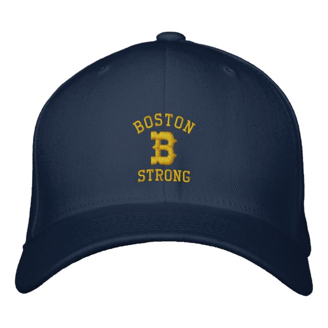 Boston Strong Embroidered Hat (Front)